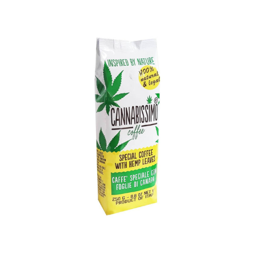 Cannabissimo Ground Coffee with Hemp Leaves (250g)