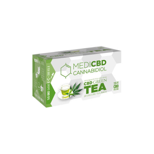 MediCBD Green Tea (Box of 20 Teabags) – 7.5mg CBD