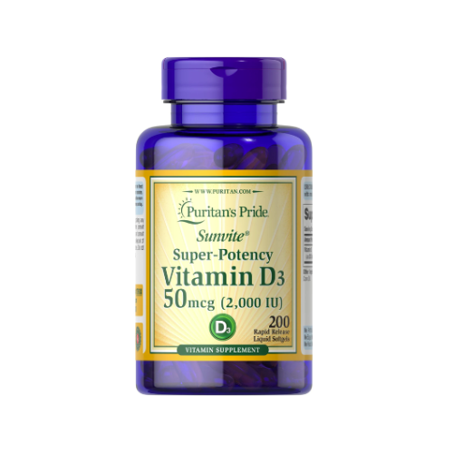 Vitamin D3 50 mcg (2000 IU)